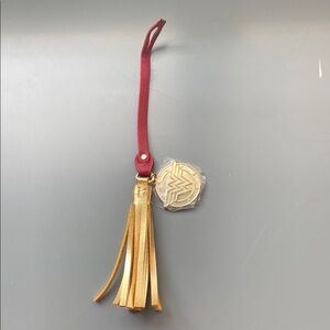 Gold and Red Wonder Woman Tassel Keychain luggage decoration